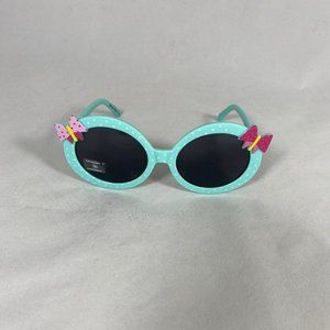 Genuine Disney Store Minnie Mouse Sunglasses Mint Green with Pink Bow NWT